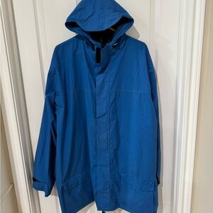 Men's Waterproof Blue Raincoat